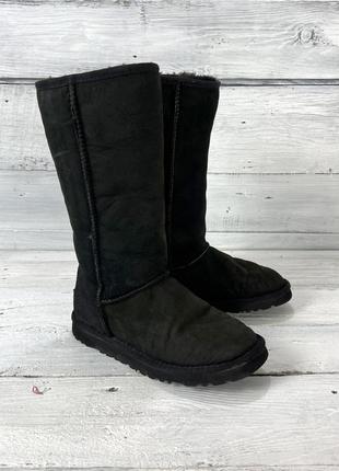 Сапожки оригінальні ugg, зимові, шкіра-хутро