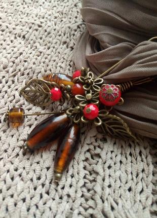 Брошь булавка