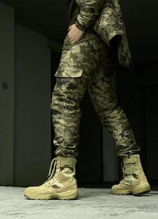 Костюм армейский тактический terra hot саржа, зеленый пиксель. форма зсу.3 фото