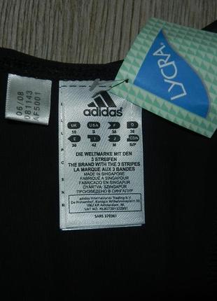 Чорна спортивна футболка з довгим рукавом adidas, нова5 фото
