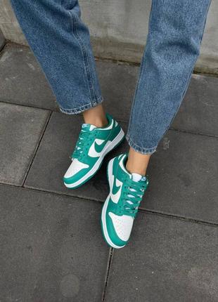 Nike sb dunk low ‘green’7 фото