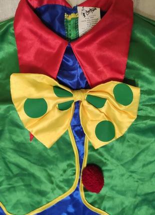 Карнавальний костюм кофта клоуна блазня на 9-10років2 фото