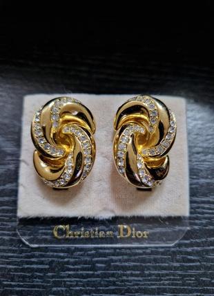 Вінтажні кліпси christian dior! маркіровка!