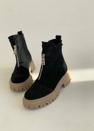 Демісезонні черевики =na=
колір: black, натуральна замша