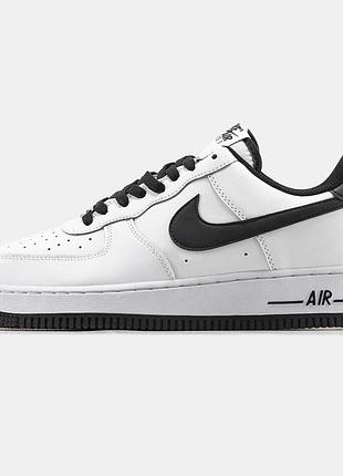 Кросівки nike air force 1 white black 2