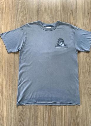 Винтажная мужская хлопковая футболка world wide sportsman для любителей рыбалкь