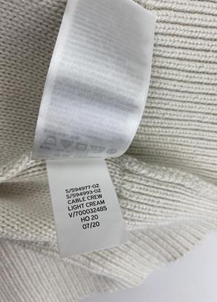 В’язаний світер gap cable crew light cream 10