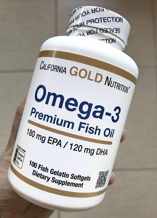Омега 3 california gold nutrition omega 3