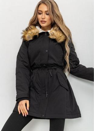 Куртка жіноча колір чорний