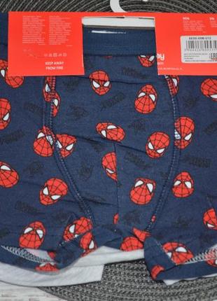 7-8/11-12/13-14 р фірмовий набір комплект труси боксери 2 пари spiderman людина павук sinsay8 фото