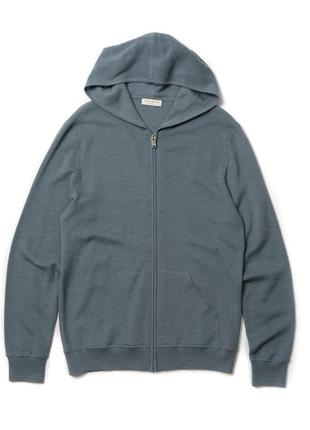 Sandro paris zip hoodie шерстяное худи олимпийка