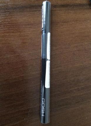 Супер подводка gosh intense eye liner pen (черная)2 фото