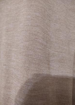 Базовый свитер, джемпер полувер из шерсти мериноса4 фото