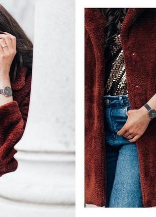 Крутая плюшевая шубка-пальто esmara последн. 40-42р скидка