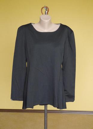 Блуза шикарна сток на розмір 4xl new fashion  чорна