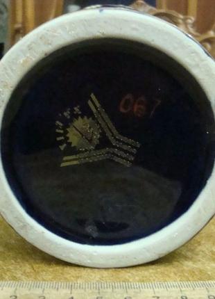 Шикарная ваза кобальт позолота фарфор германия8 фото