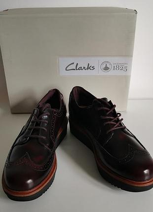 Оксфорды, туфли clarks