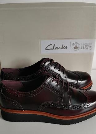 Оксфорды, туфли clarks