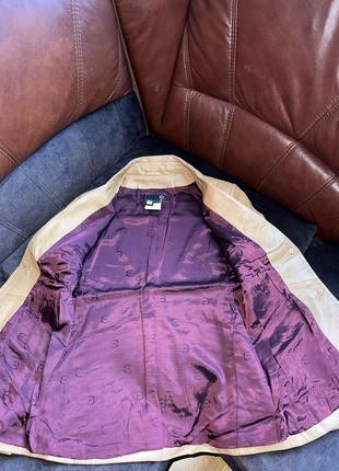 Кожаный пиджак roberto cavalli оригинальный5 фото