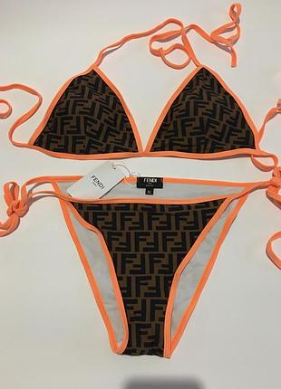 Купальник в стиле fendi