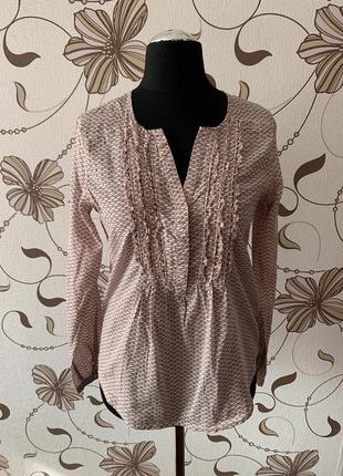 Хлопковая рубашка, блуза maison scotch, р.1