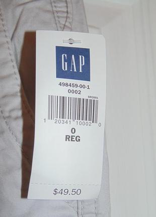 Стильные летние брюки светло-серые gap. xs, s. новые.6 фото