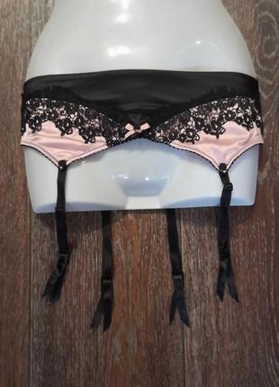 Брендовий красивий пояс для чулок з кружевом р.16/ 42 від ann summers