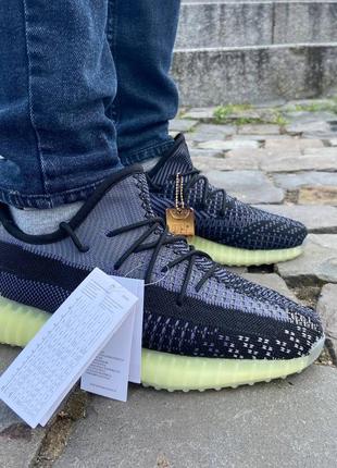 Yeezy 350 v2 black green hotsell