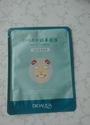 Питательная тканевая маска для лица bioaqua sheep nourish mask 30 г5 фото