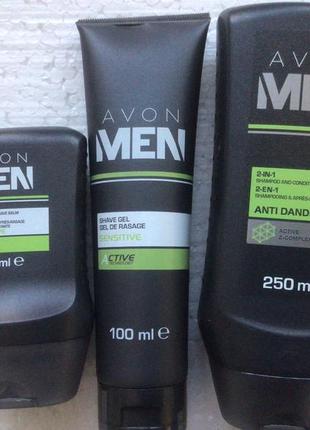 Мужской набор для бритья care men-avon-мягкий уход1 фото