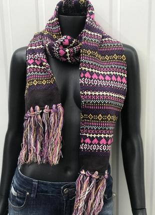 🧣моднявий🧣шарфiк з китицями
