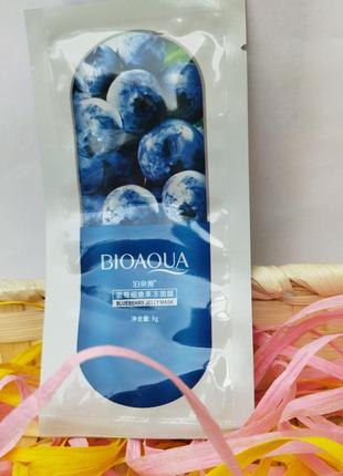 Гель-маска для лица bioaqua blueberry jelly mask1 фото