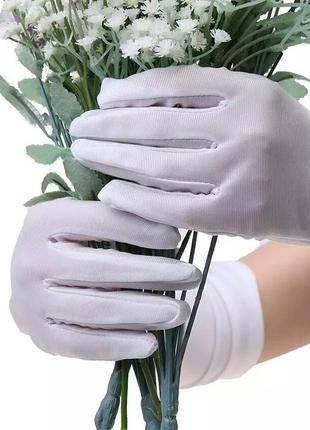 Длинные перчатки с пальчиками за локоть гетсби, чикаго, дама 20-хх гг.2 фото