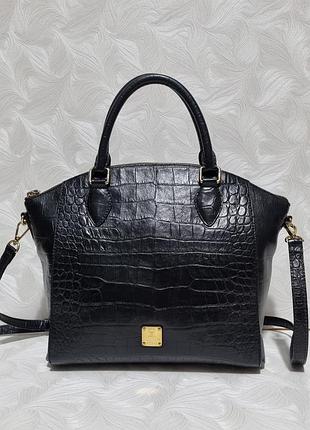 Шкіряна сумка mcm munchen, оригінал