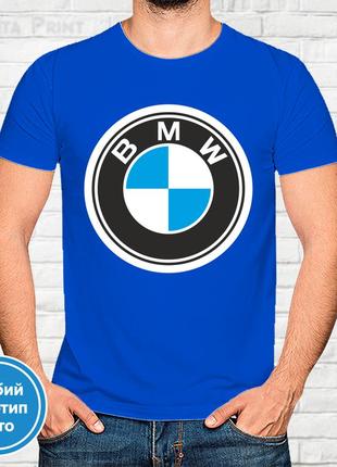 Футболка з принтом авто "бмв / bmw"4 фото