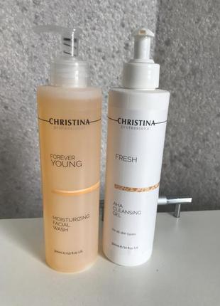 Christina forever young увлажняющее моющее средство для лица