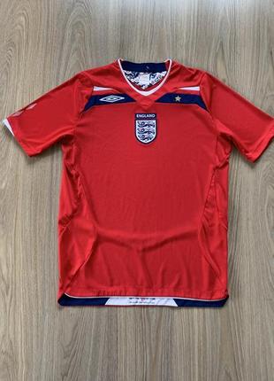 Мужская коллекционная футбольная джерси umbro england 2008 away kit