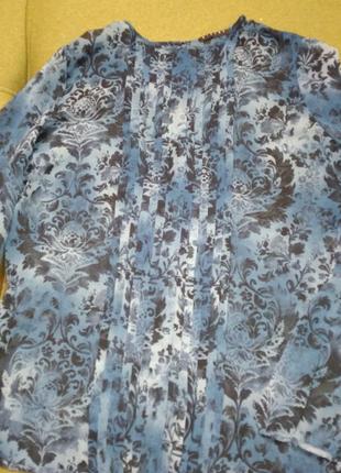 Шифонова блуза sysley,італія1 фото