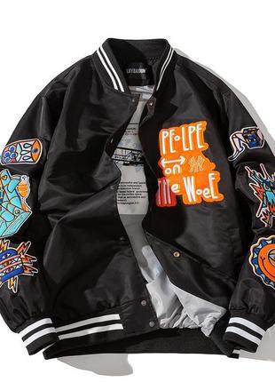 Очень крутой бомбер, курточка оверзайз