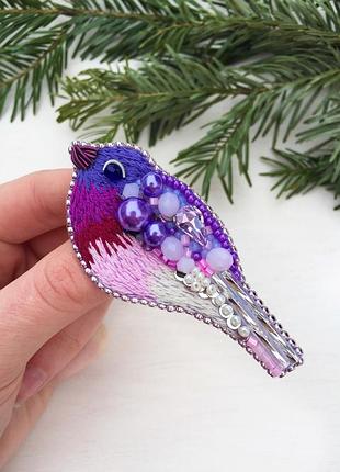 Брошка пташка