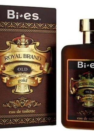 Bi-es royal brand gold туалетна вода чоловіча 100 мл. бі єс роял бренд