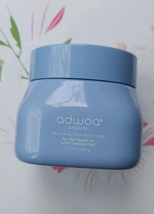 Відновлююча маска для волосся adwoa beauty blue tansy reparative mask2 фото