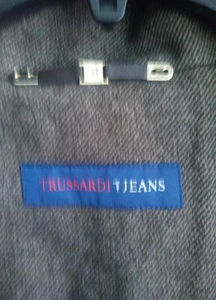 Шерстяное итальянское пальто trussardi jeans,р 422 фото