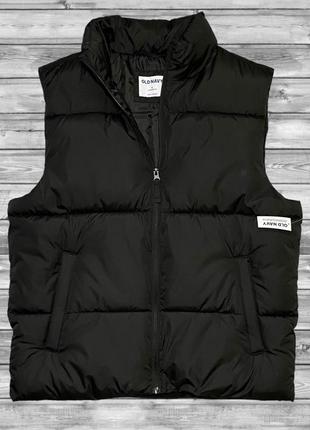 Жилетка old navy🇺🇸 frost free water-resistant puffer vest оригінал чорного кольору
