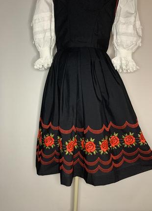 Винтажный сарафан платье с вышивкой trevira7 фото