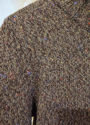 Дуже теплий вовняний светр джемпер з горлом excalibur з вовни,розмір s.7 фото