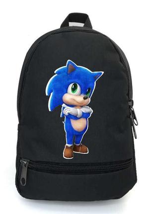 Рюкзак сонік 005 підлітків cappucino toys (snc 005-black) чорний