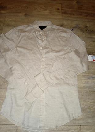 Сорочка чоловіча бавовна легка нова c&a німеччина s 37/38