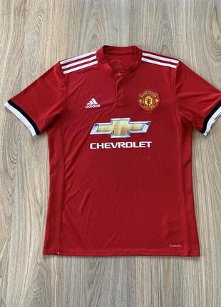 Мужская футболка футбольная джерси adidas manchester united jersey 2016-2017