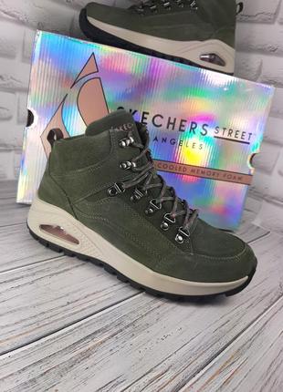 Ботинки женские skechers uno rugged